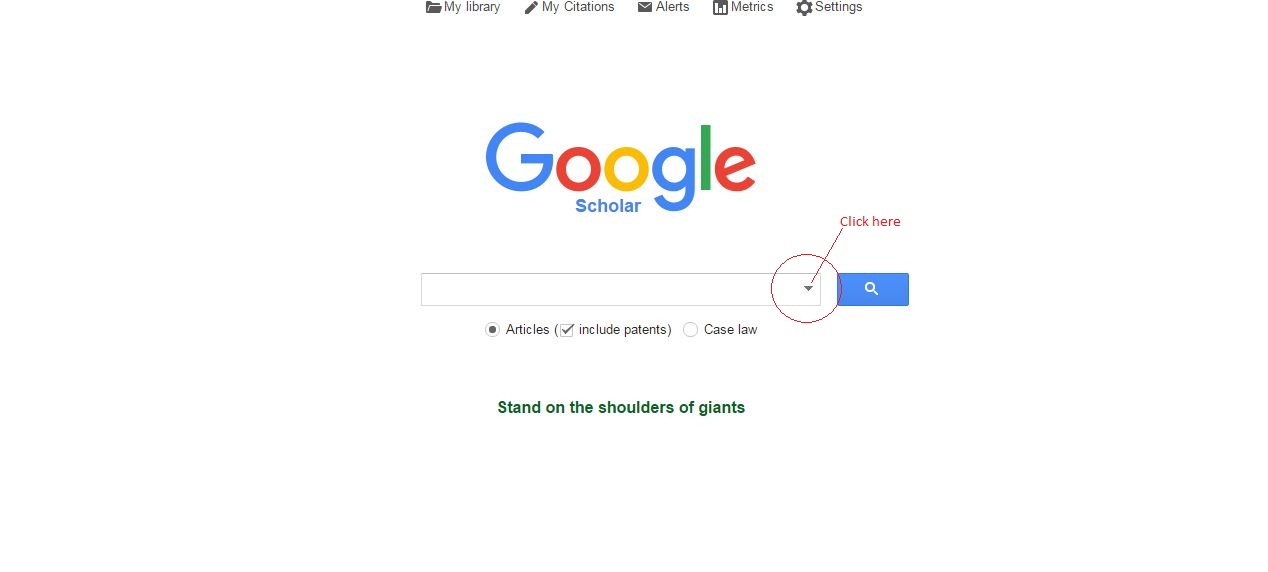 How to find Google Scholar