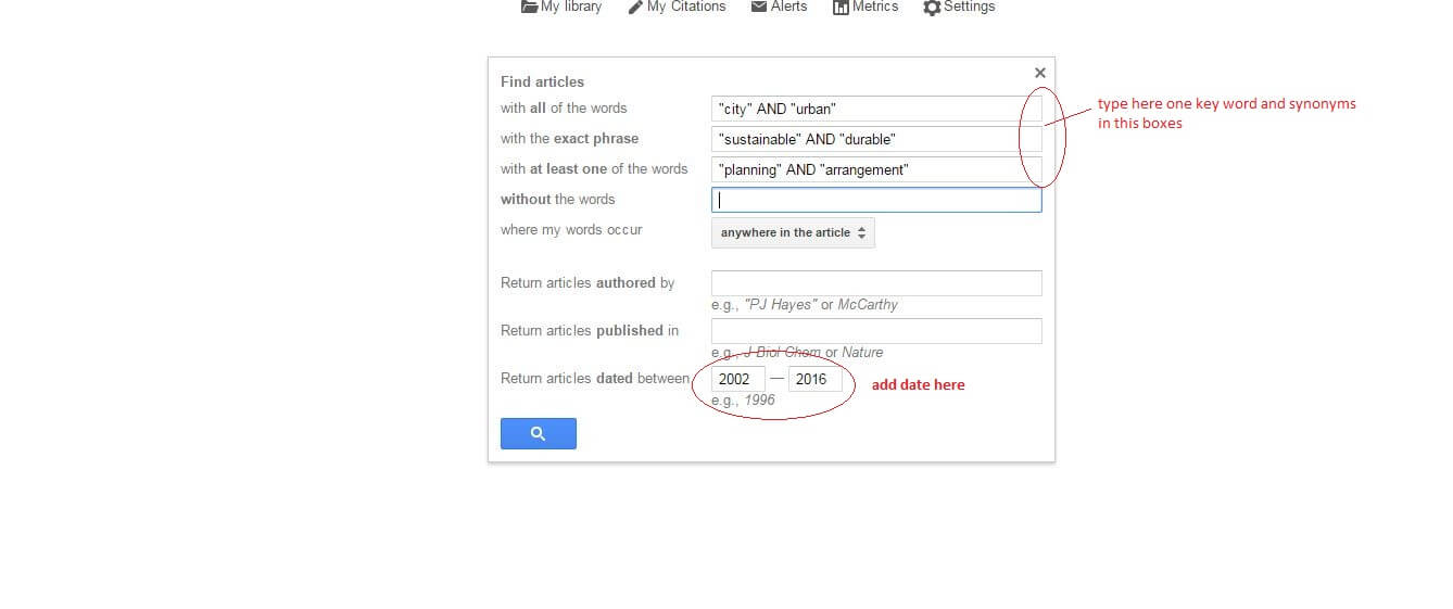 How to find Google Scholar